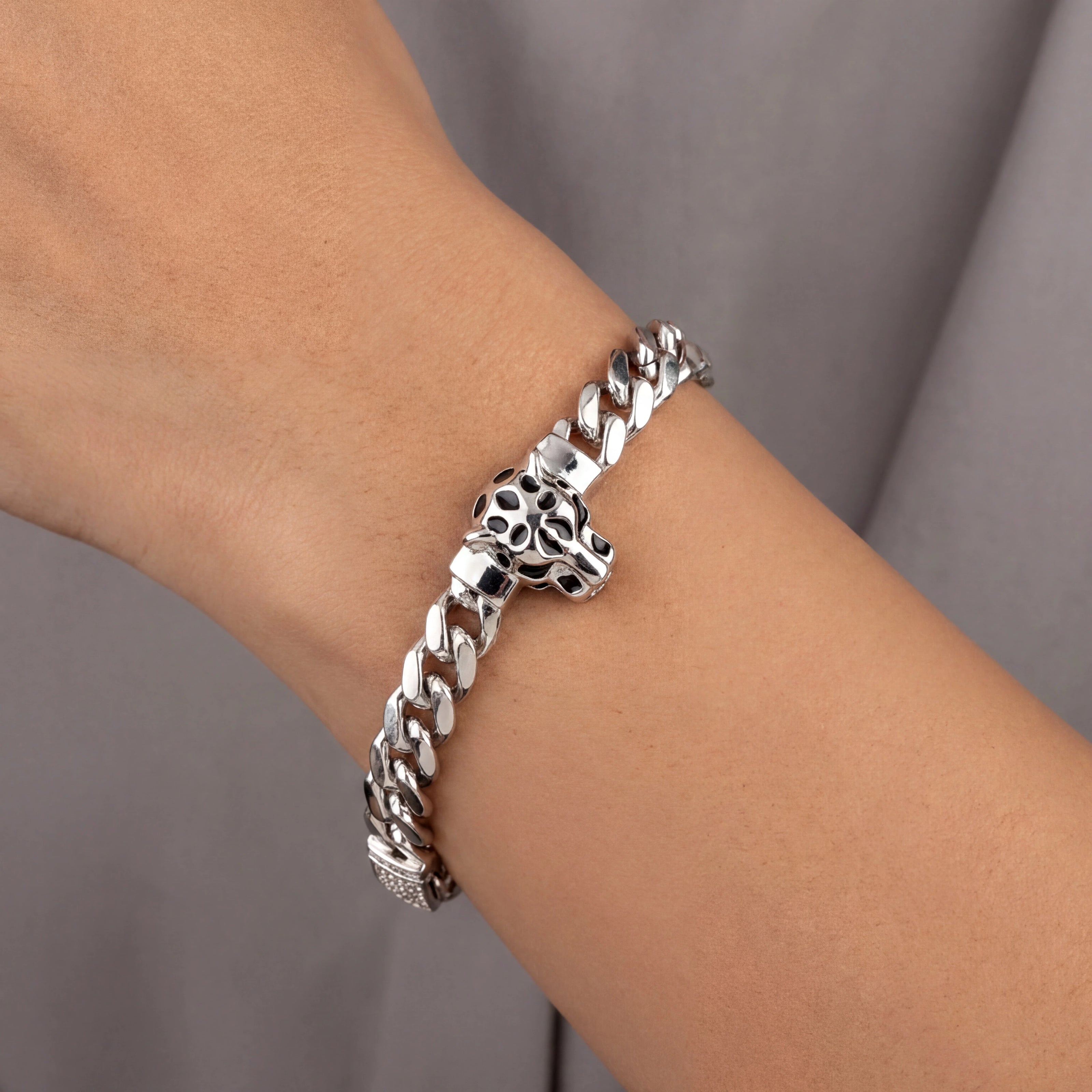 Panther Curb Bracelet — 2