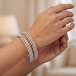 CZ Trio Bangles — 2