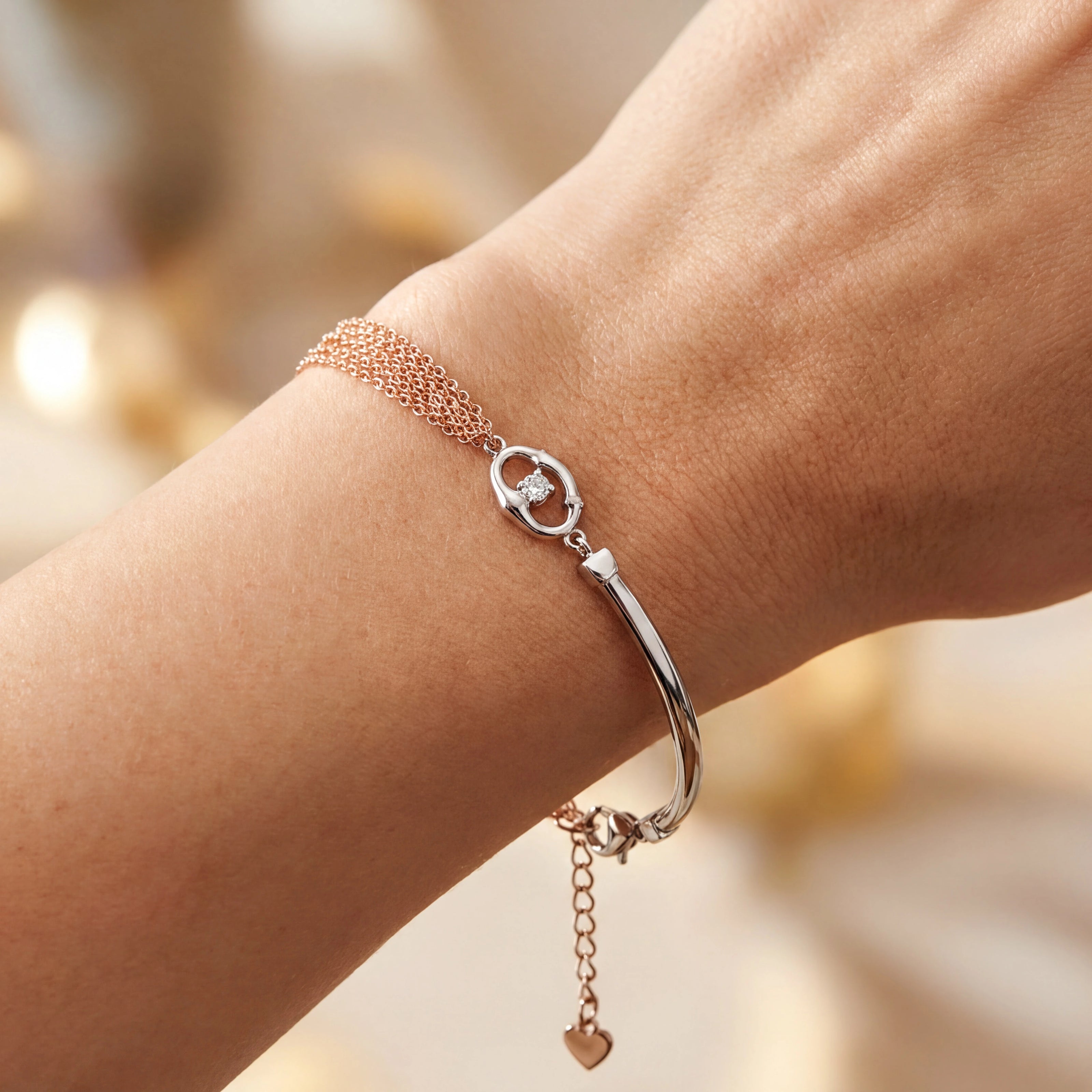 Two-Tone Link Bracelet — 2