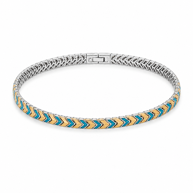 Turquoise Chevron Bracelet