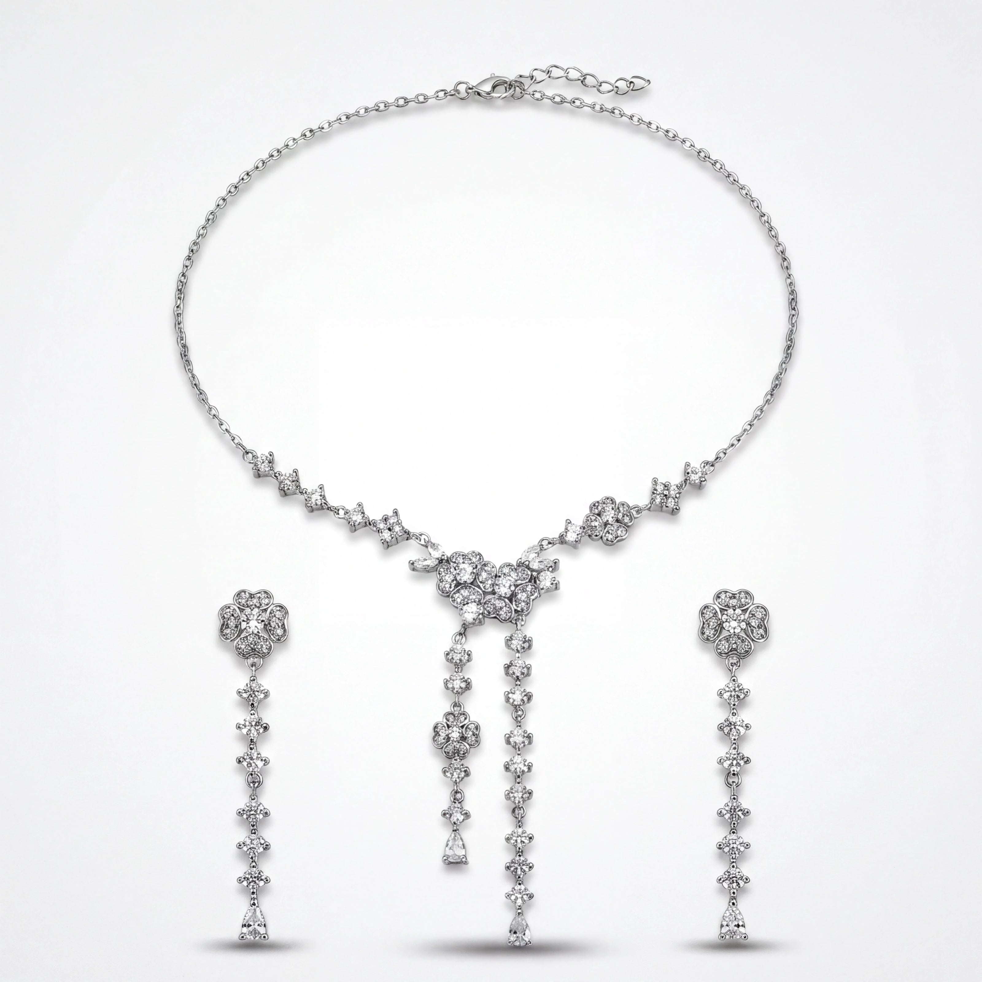 Floral Dangle Set — 2