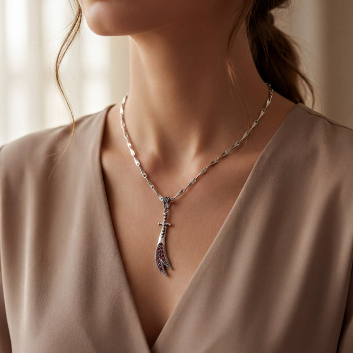 Scarlet Sword Necklace — 2
