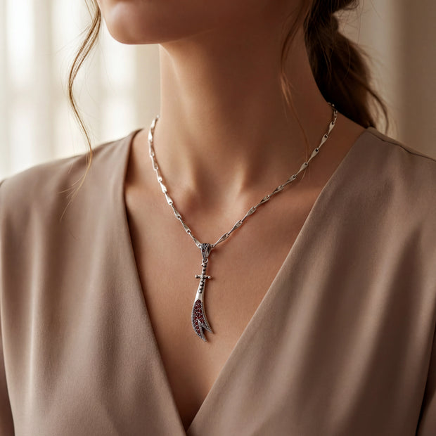 Scarlet Sword Necklace — 2