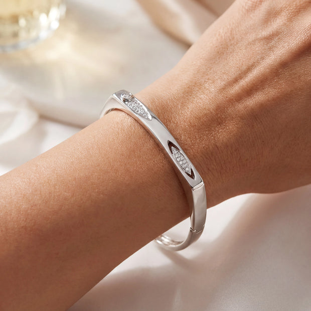 Geometric Sparkle Bangle — 2