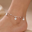 Floral Charm Anklet — 2