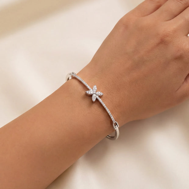 Floral Sparkle Bangle — 2