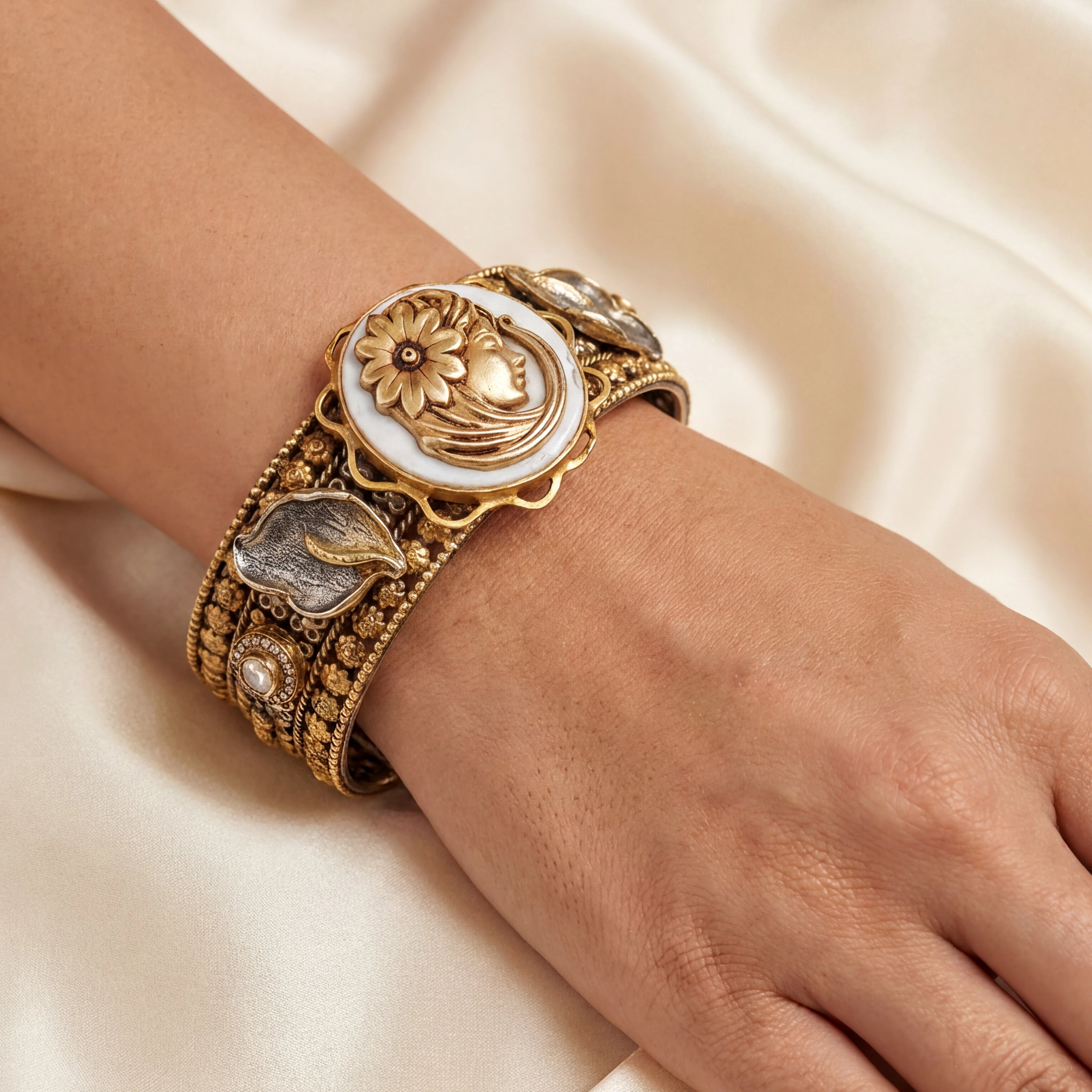 Vintage Cameo Cuff — 2