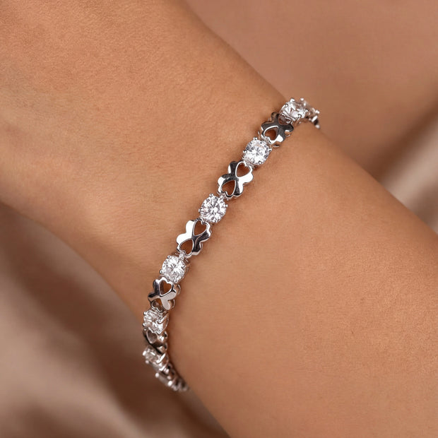 CZ Infinity Bracelet — 2