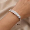Contemporary CZ Bar Bracelet — 2