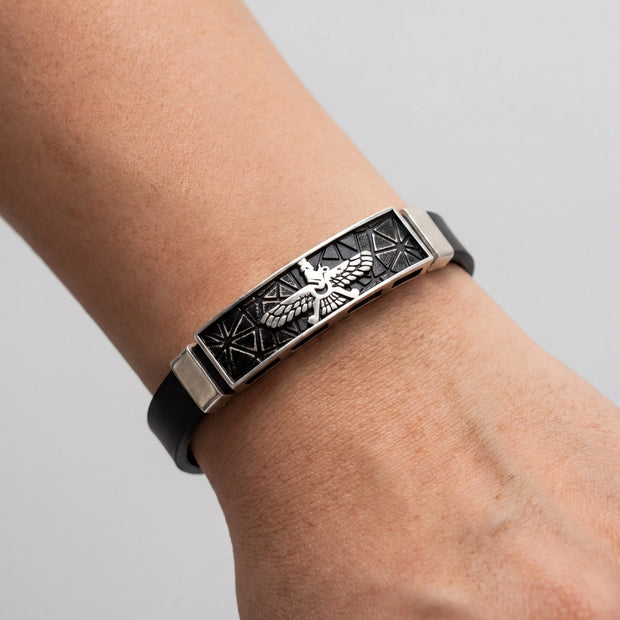 Faravahar Black Bracelet — 2