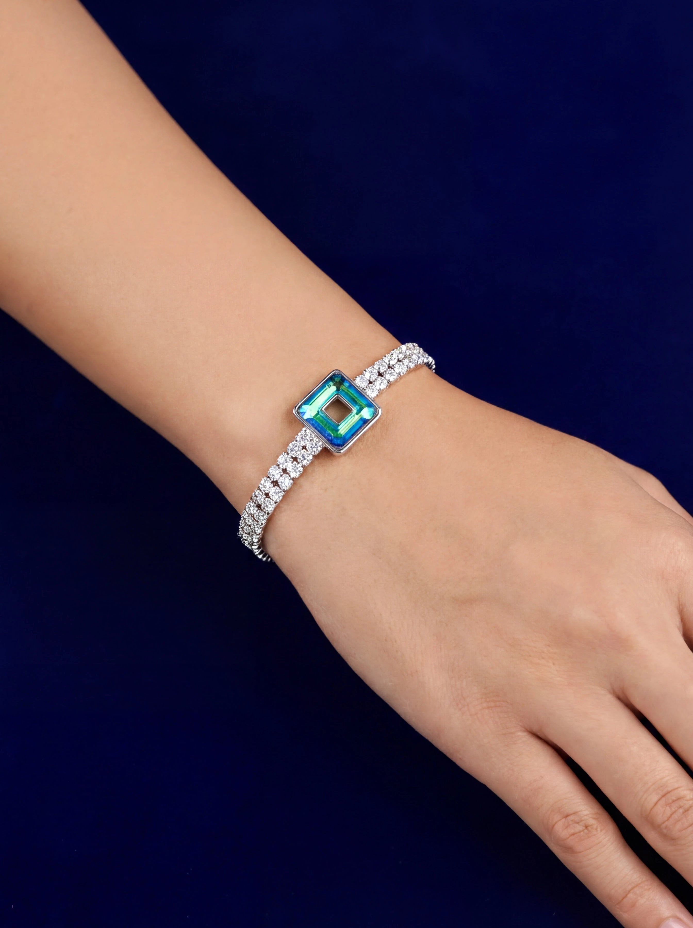 Iridescent Square Bracelet — 2