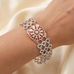 Two-Tone Floral Cuff — 2