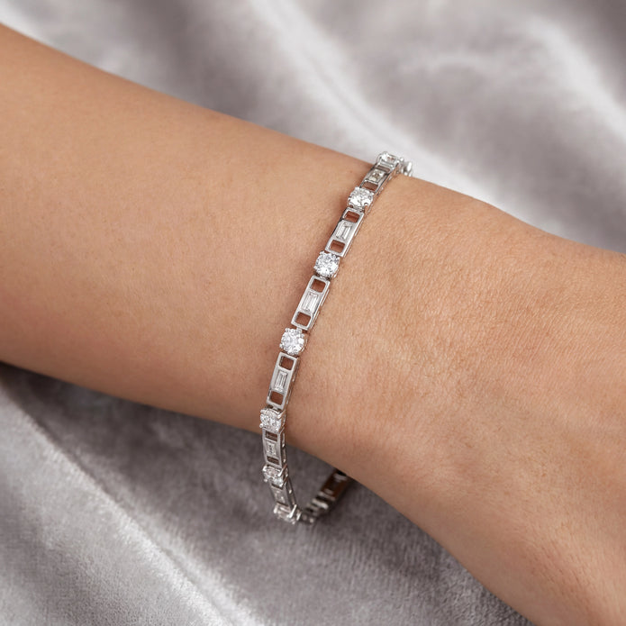 Baguette Tennis Bracelet — 2