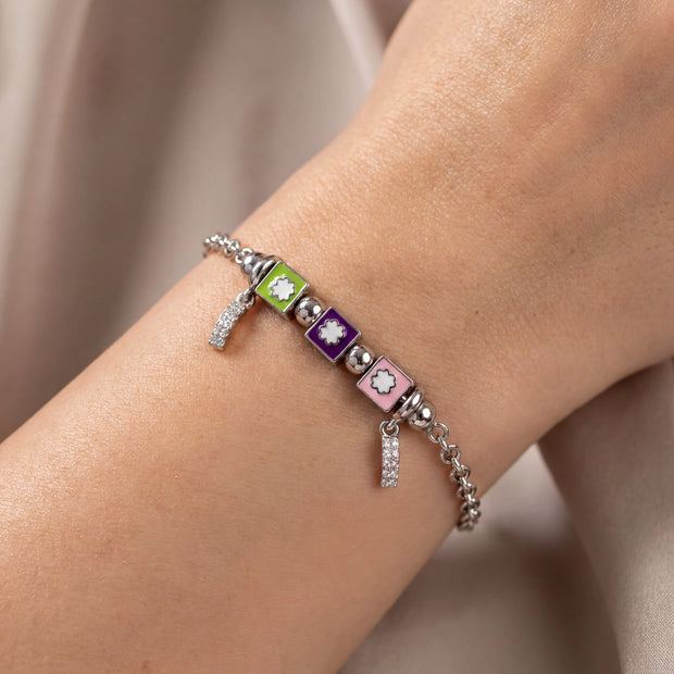 Enamel Charm Bracelet — 2