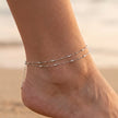Layered Bead Anklet — 2