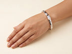 Square CZ Bangle — 2