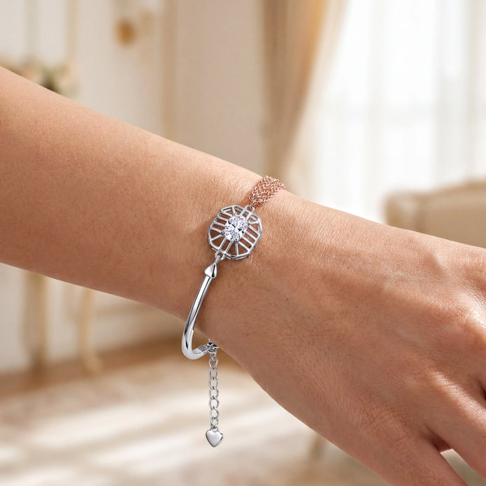 Two-Tone Sparkle Bracelet — 2
