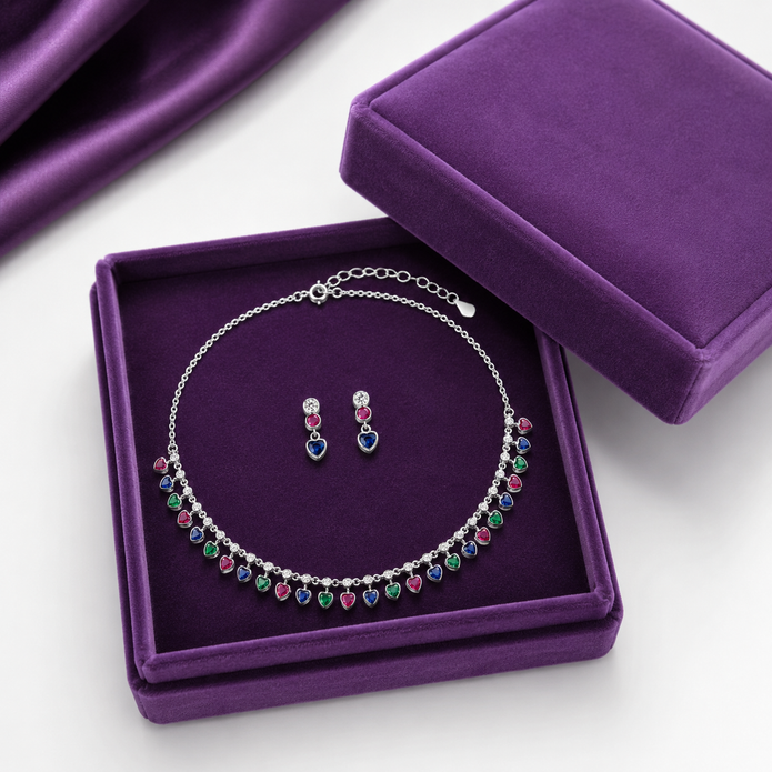 Multicolor Heart Set