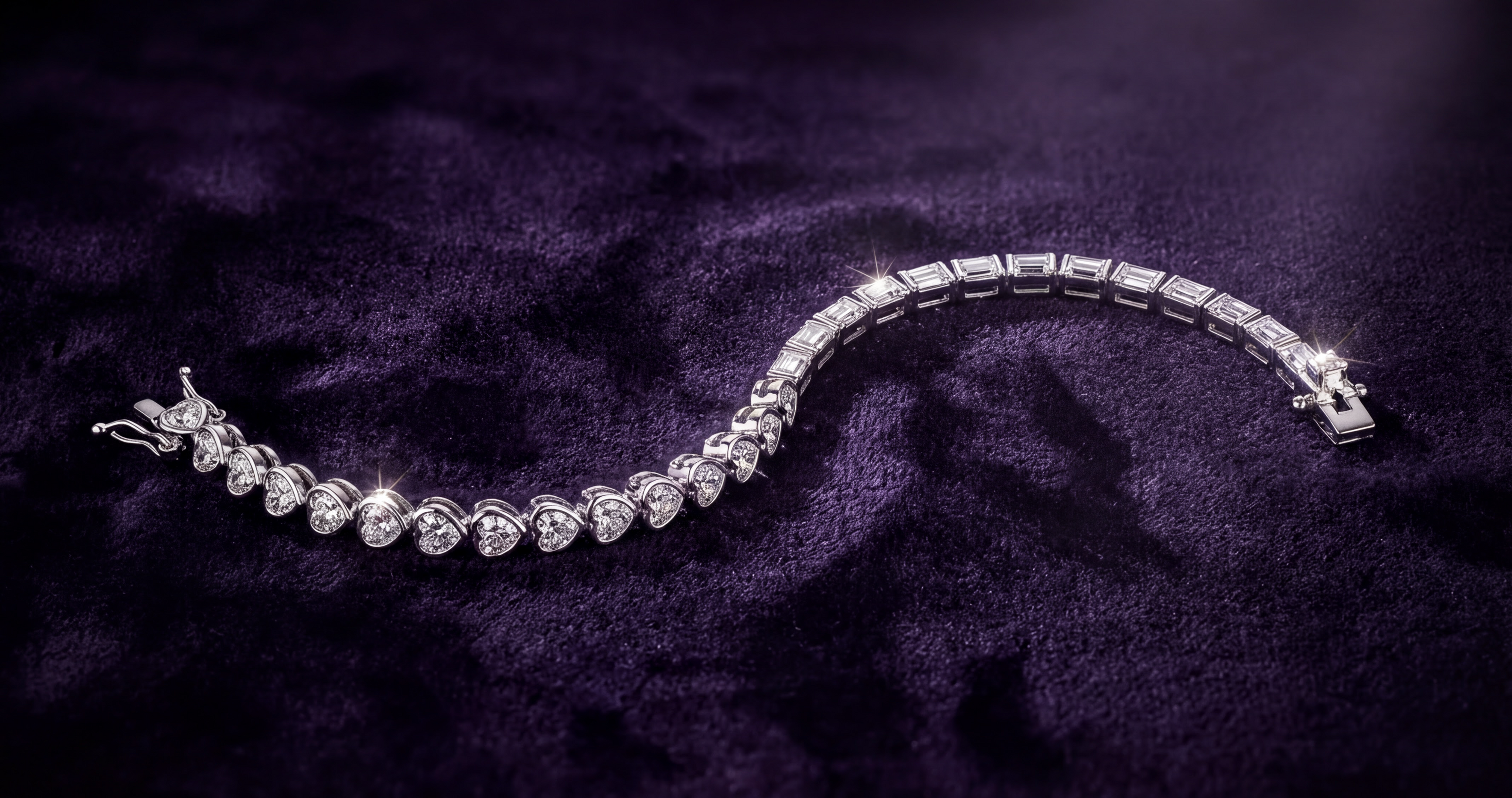 Heart Baguette Bracelet — 3