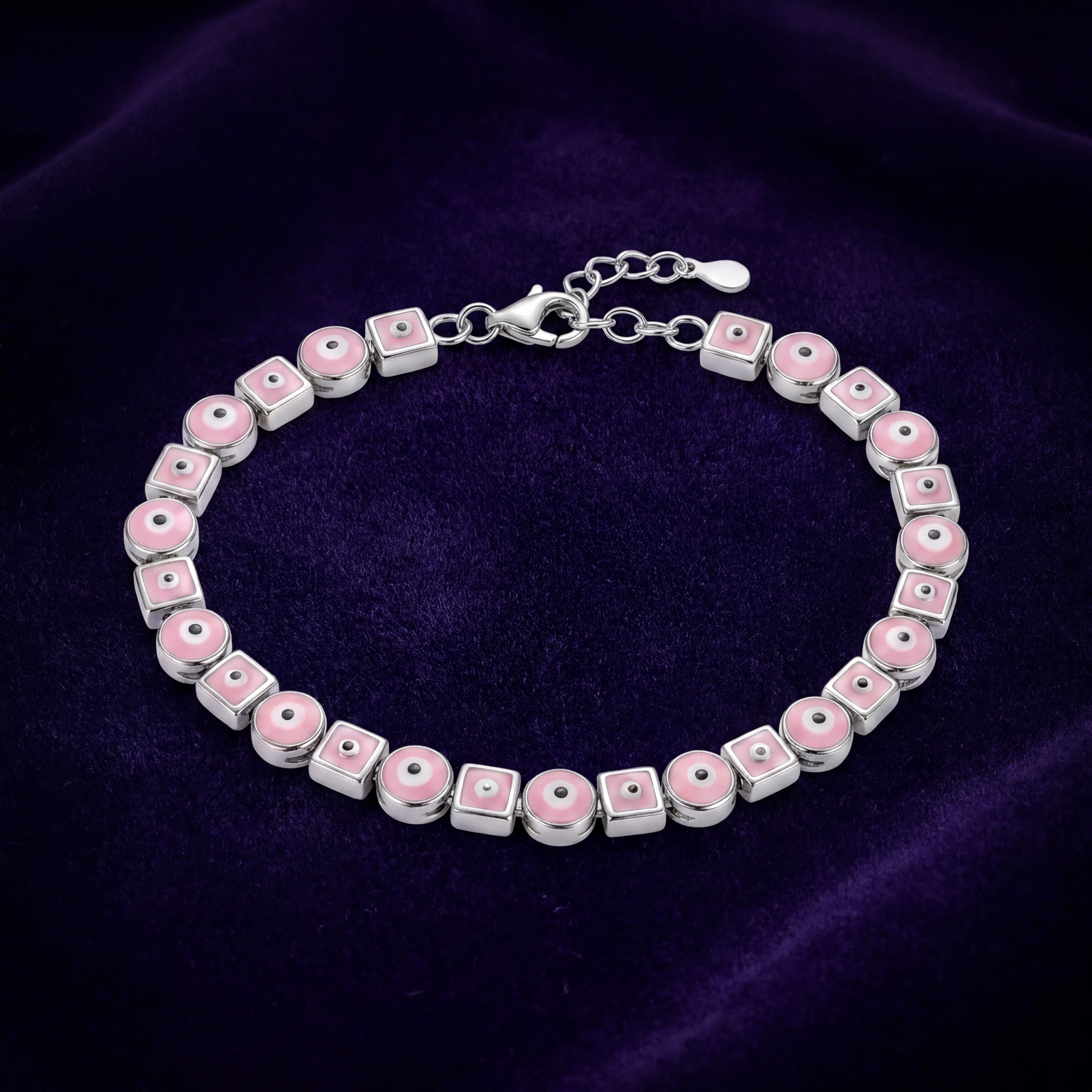 Pink Enamel Bracelet — 3