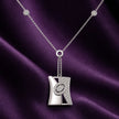 Dual Tone CZ Necklace