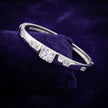 Square CZ Bangle — 3
