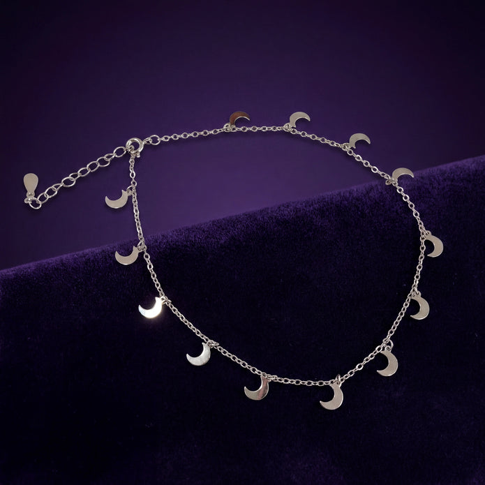 Crescent Charm Anklet — 3