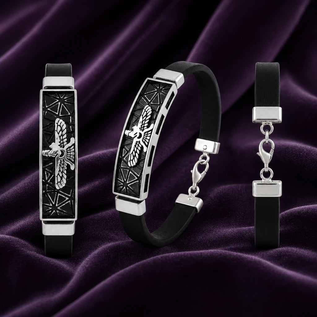 Faravahar Black Bracelet