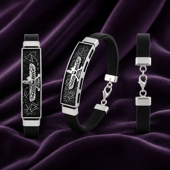 Faravahar Black Bracelet
