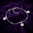Floral Charm Anklet — 3