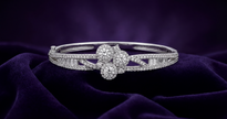 Trio Cluster Bangle — 3