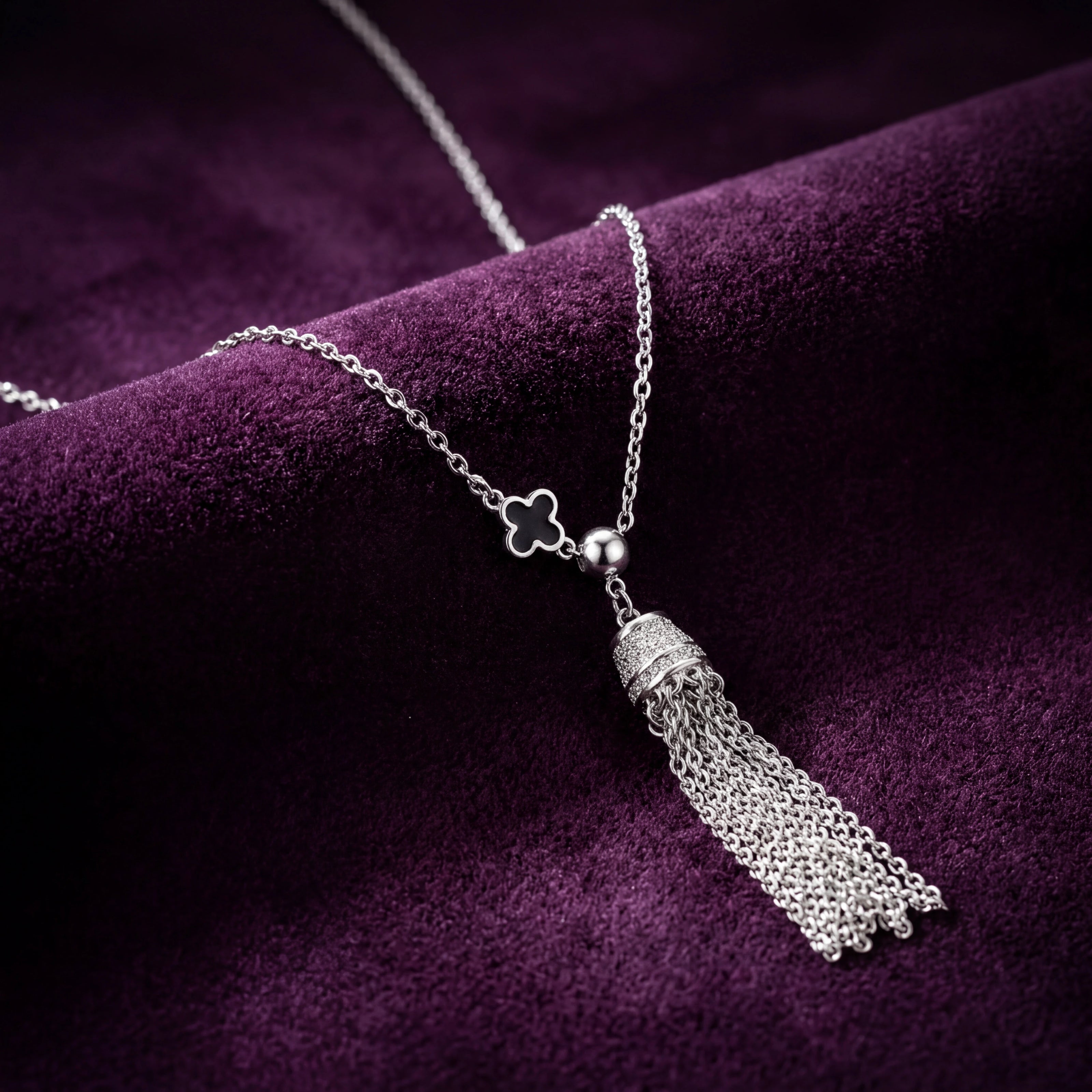 Tassel Charm Necklace — 3