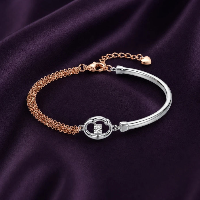 Two-Tone Link Bracelet