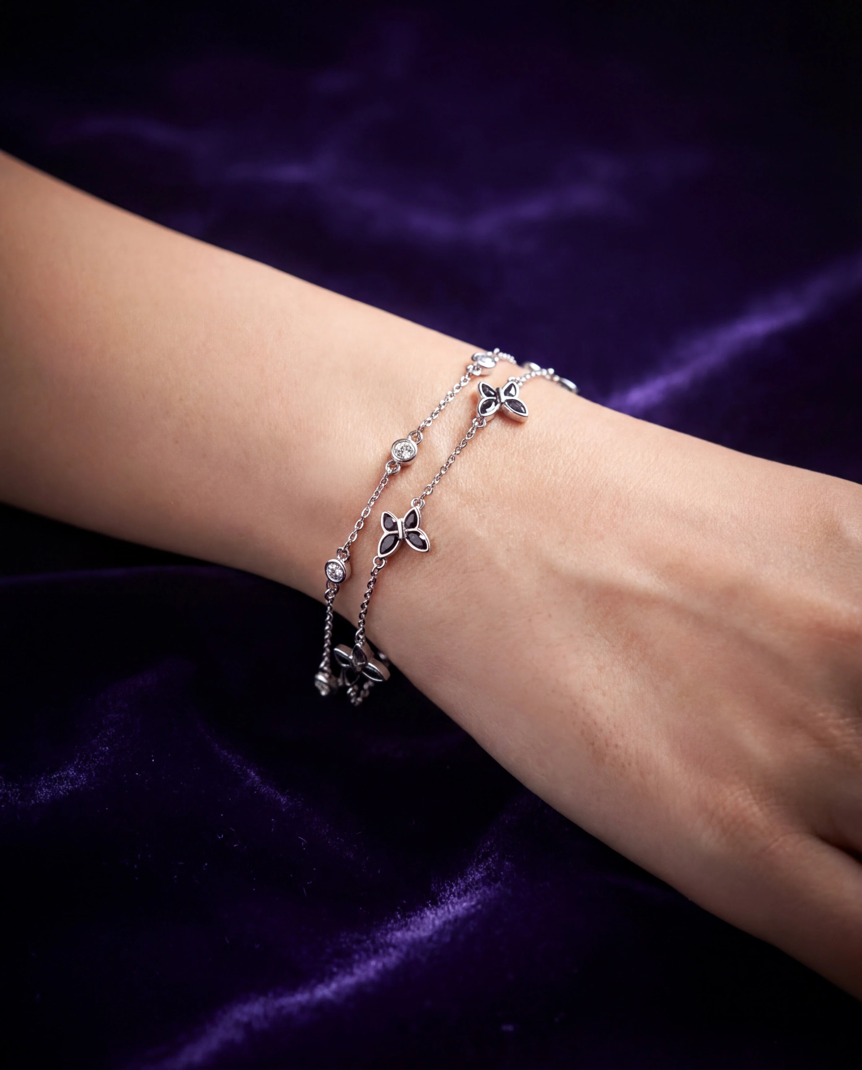 Enamel Butterfly Bracelet — 3