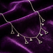 Triangle Charm Necklace — 3