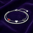 Dual-Row Heart Bracelet — 3