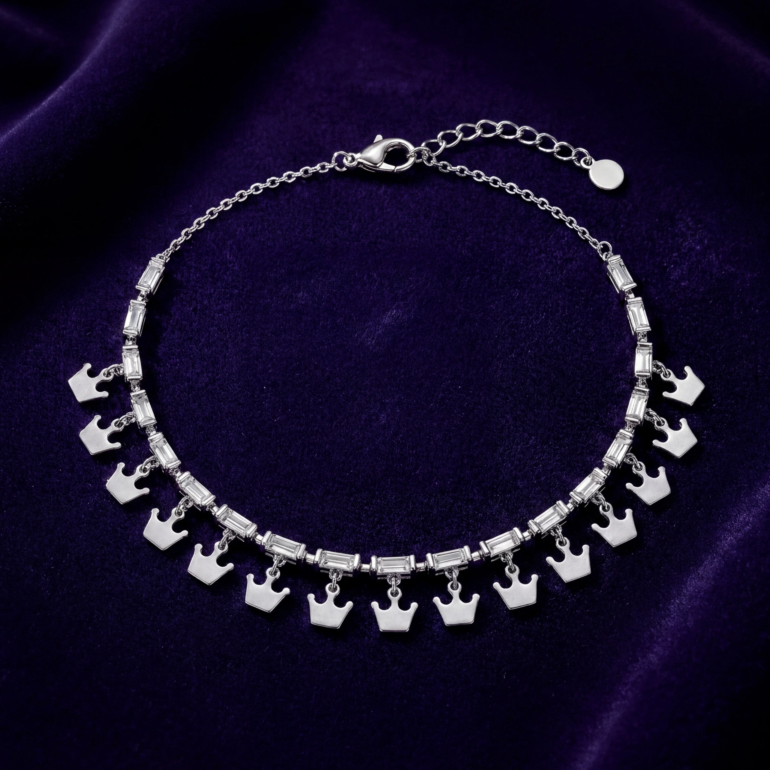 Crown Charm Anklet — 3