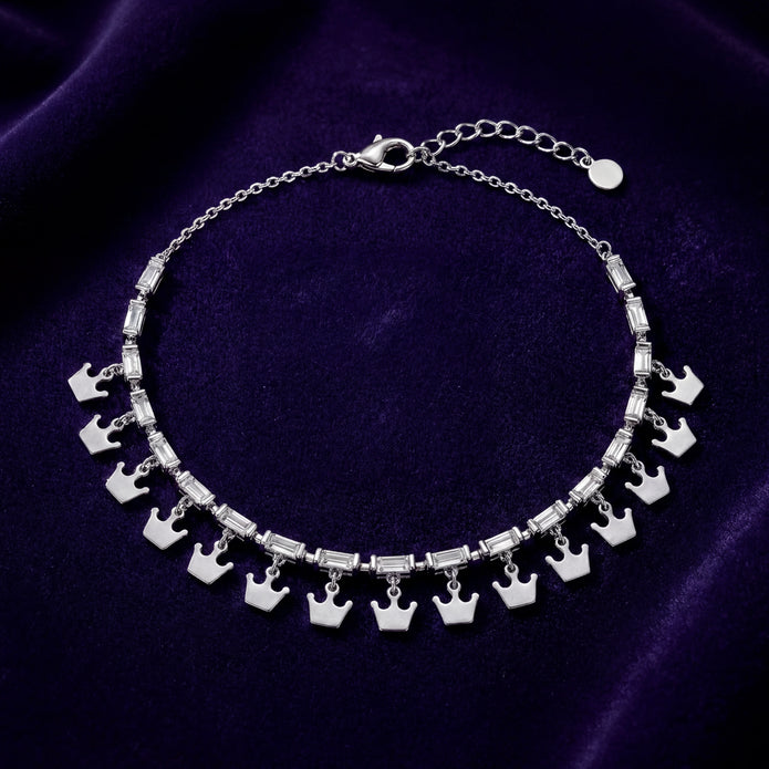 Crown Charm Anklet — 3