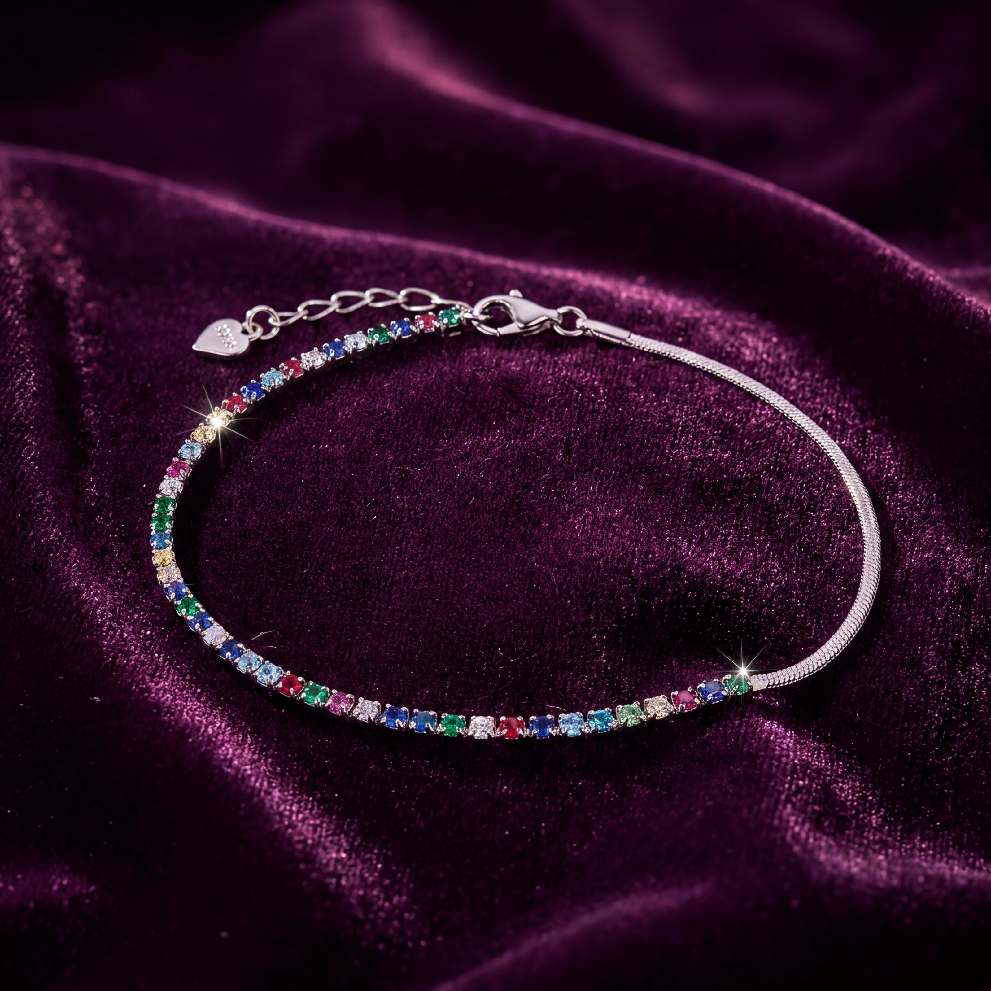 Rainbow Stone Anklet — 3