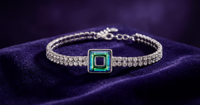 Iridescent Square Bracelet — 3