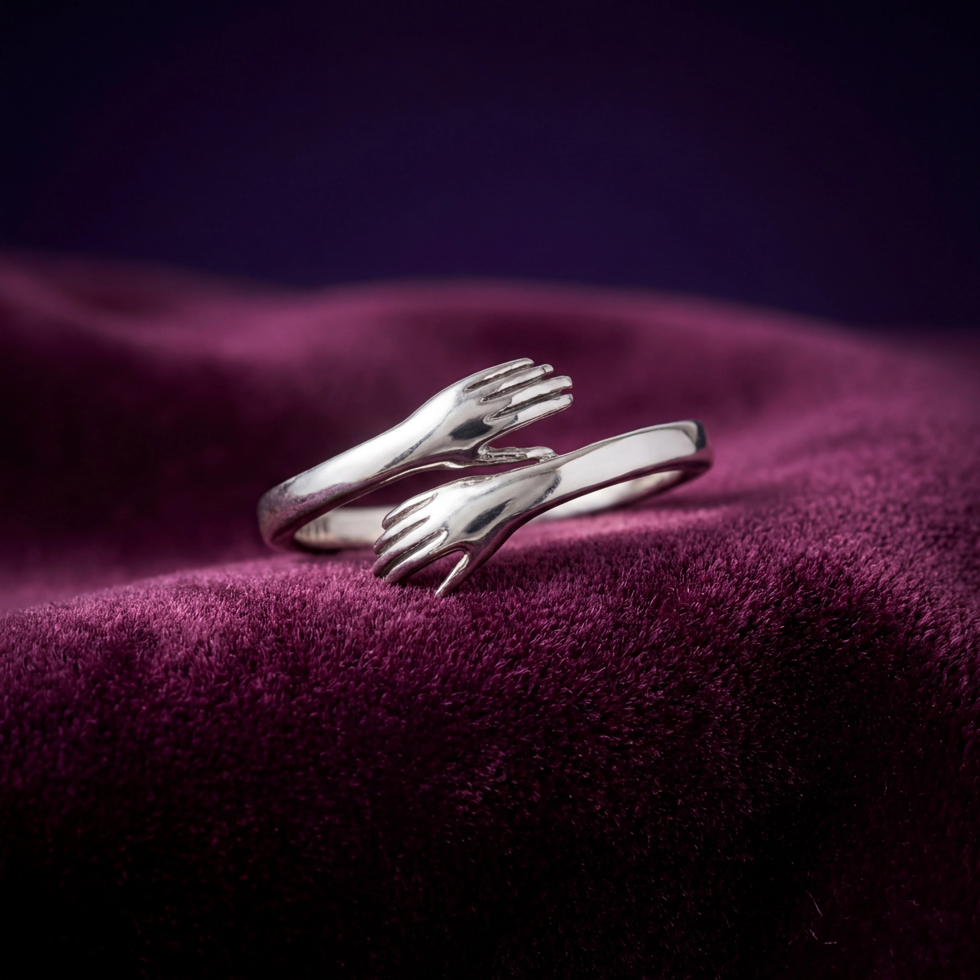 Embrace Hands Ring — 3