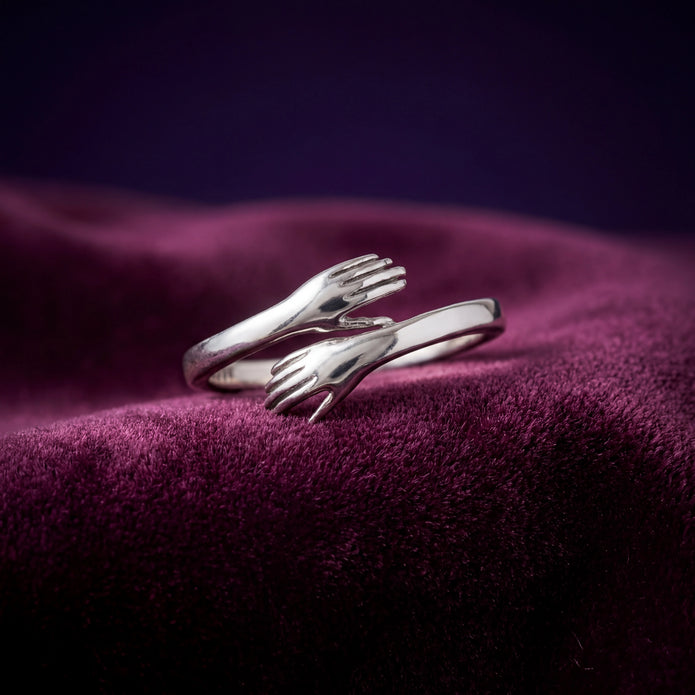 Embrace Hands Ring — 3