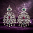 Peacock Temple Earrings — 3