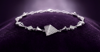 Pavé Pyramid Bracelet — 3