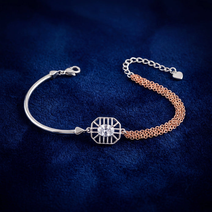 Two-Tone Sparkle Bracelet — 3