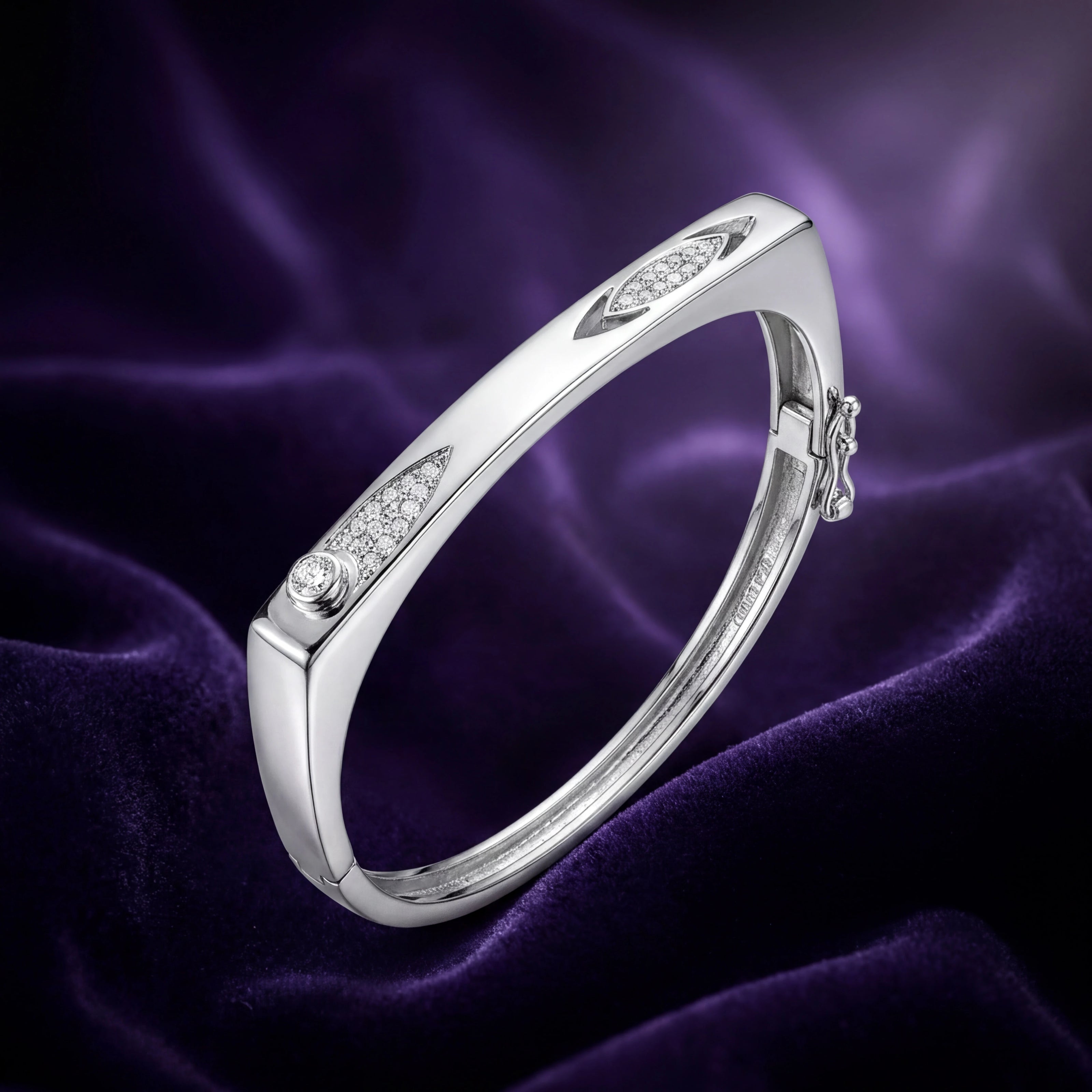 Geometric Sparkle Bangle — 3