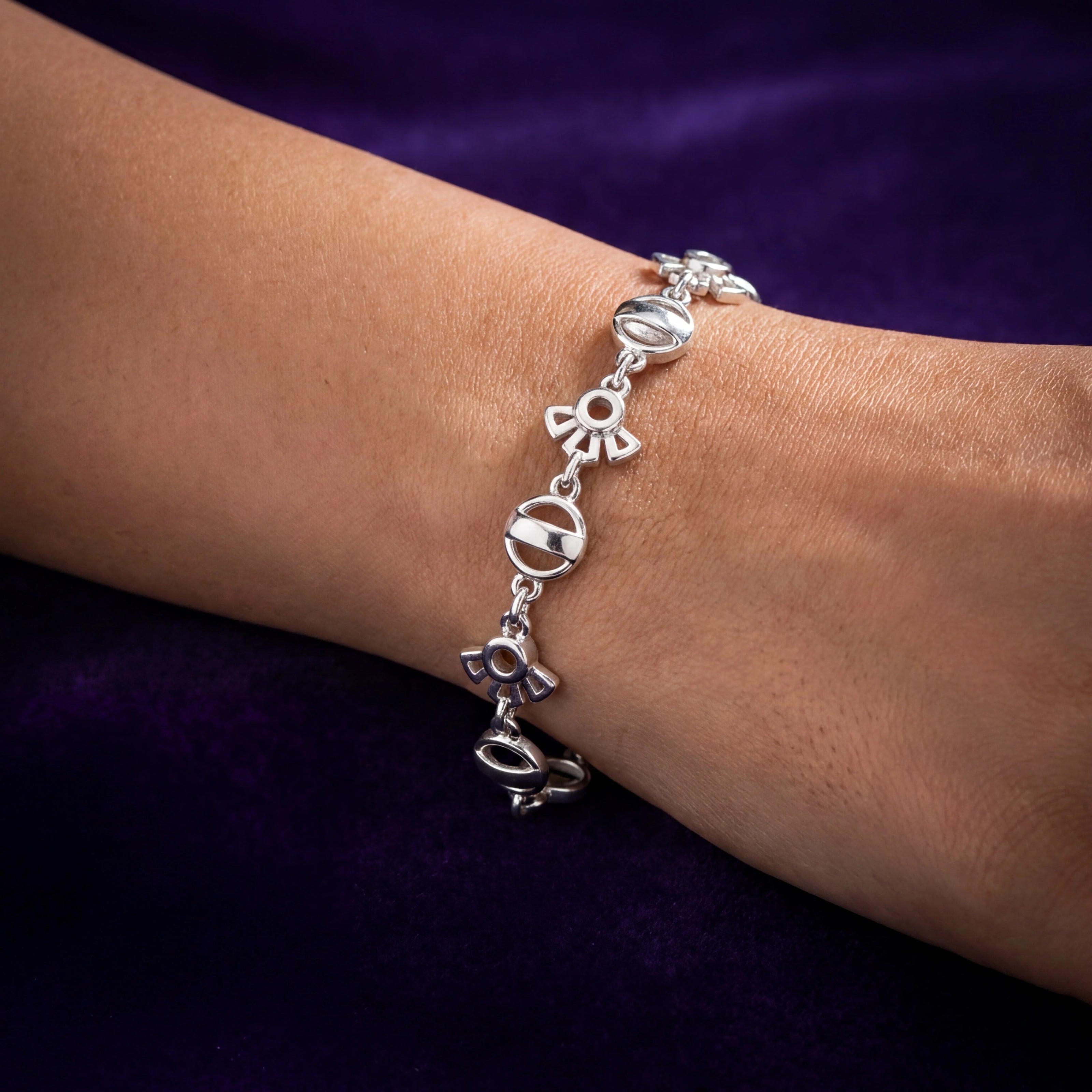 Bow Orb Link Bracelet — 3