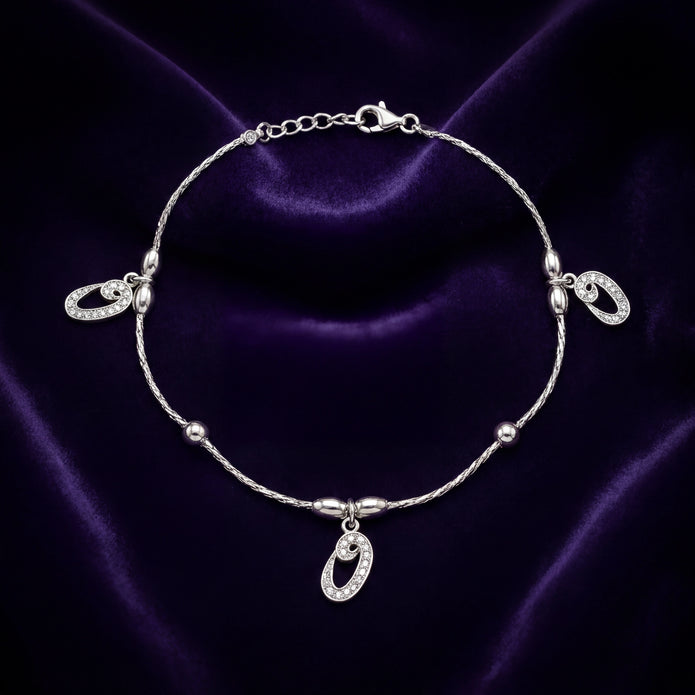 Shimmering Oval Anklet — 3