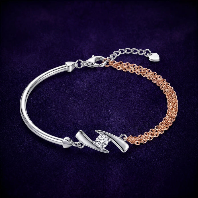Two-Tone Sparkle Bracelet — 3