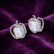 Pearl Apple Studs — 3